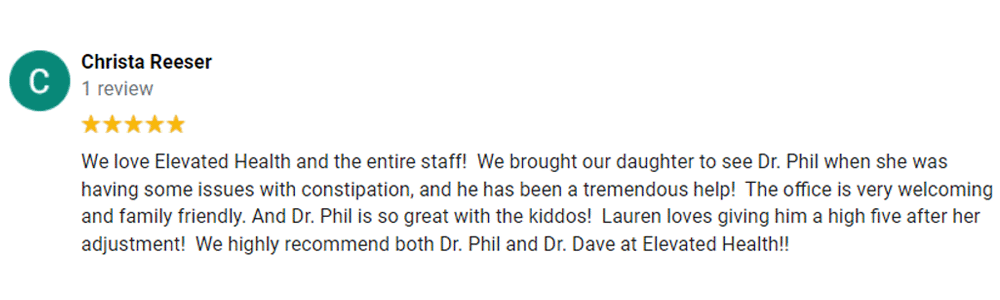 Chiropractic Blaine MN Testimonial Christa